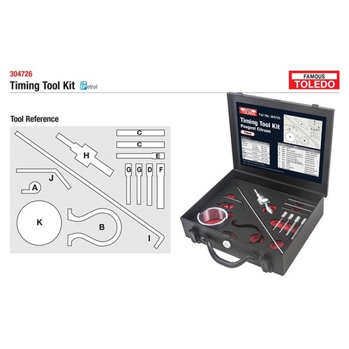 TOLEDO Toledo Timing Tool Kit - Citroen &amp; Peugeot 304726