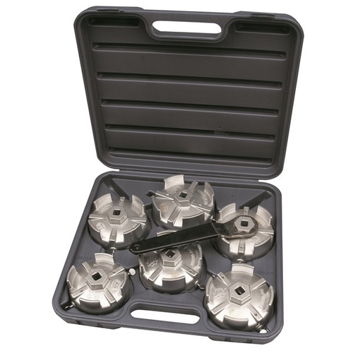 TOLEDO Oil Filter Cup Wrench Set - Truck 6 Piece