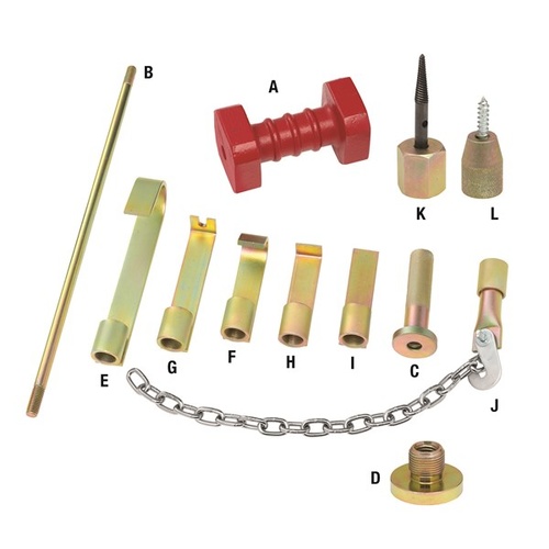 TOLEDO Slide Hammer Dent Removal Kit 313036