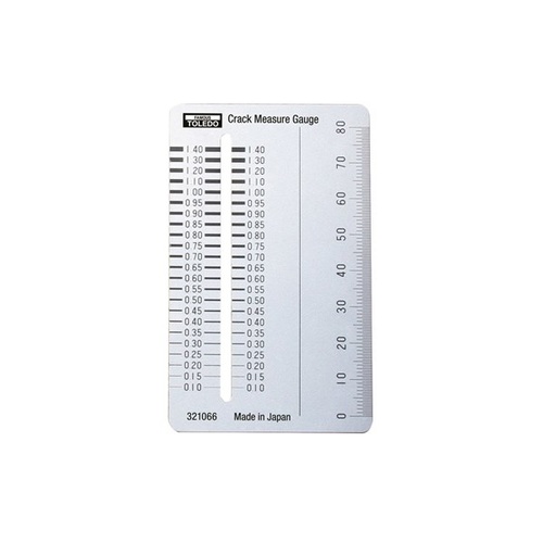 TOLEDO Crack Measure Gauge - 80mm 321066