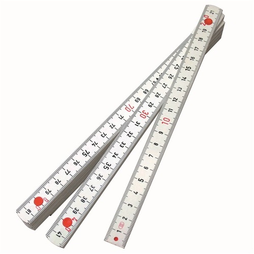 TOLEDO Single Sided Fibreglass Folding Rule Metric - 2000mm 321902
