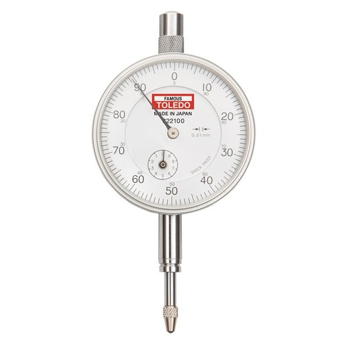 TOLEDO Metric Analogue Dial Gauge - 0.01x10mm 322100
