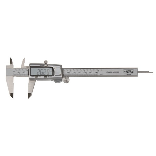 TOLEDO Metric &amp; Imperial Digital Vernier Caliper - 150mm 322200