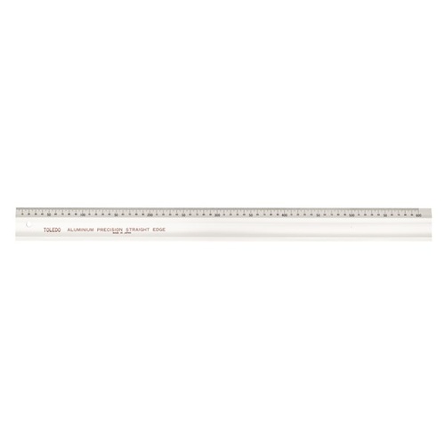 TOLEDO Aluminuim Straight Edge Rule Single Sided Metric - 1000mm SE1000