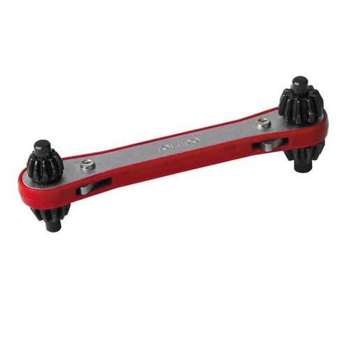 TOLEDO Master Ratcheting Chuck Key 4 in 1