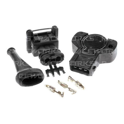 Raceworks Motorsport TPS 3 Pin Black Ccw Rotation 8mm 'D' Shaft  TPS-106