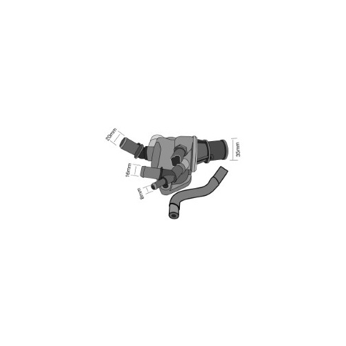 TRIDON Std Thermostat For Alfa Romeo 159 Diesel - JTD 06/06-12/10 2.4L 
