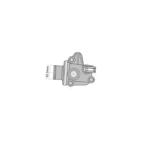 TRIDON Std Thermostat For Mercedes A140 W168 02/00-07/01 1.4L M166.940