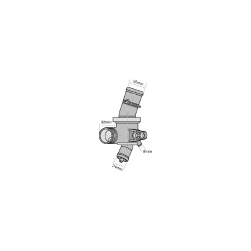 TRIDON Std Thermostat For Mercedes B180 W245 01/09-12/10 1.7L M640.940