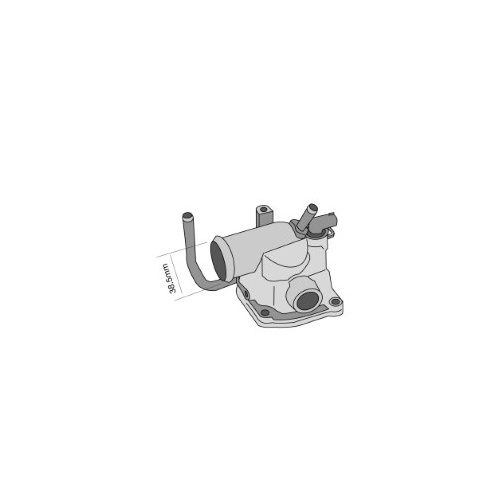 TRIDON Std Thermostat For Mercedes ML270 Cdi W163 01/00-08/05 2.7L OM612.963