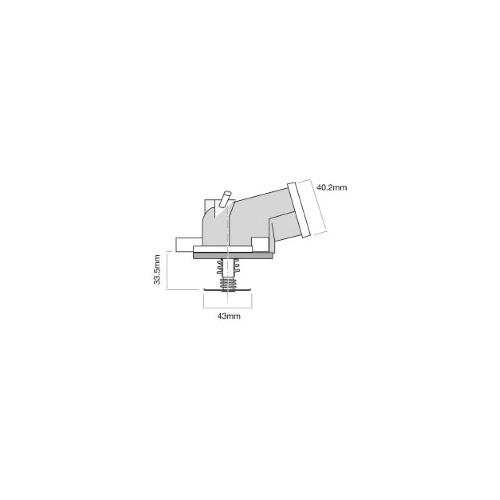 TRIDON Std Thermostat For SLK200 R170 01/97-11/02 2.0L M111.946 TT351-189P