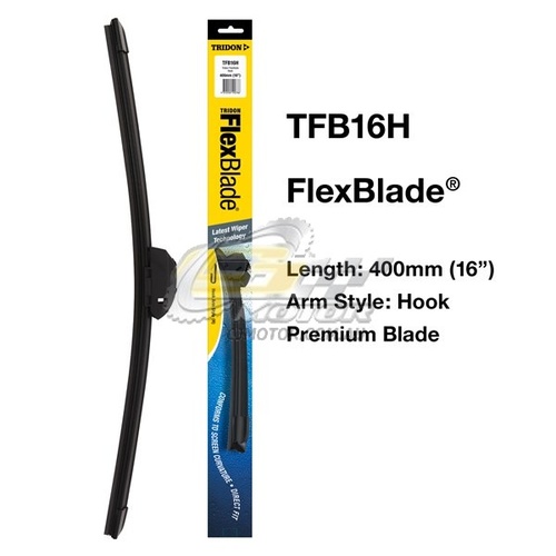 TRIDON WIPER FLEXBLADE PASSENGER FOR Mazda Mazda6-GH,6C 01/08-06/13  16inch