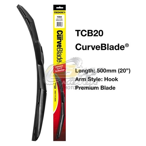 TRIDON WIPER CURVEBLADE PASSENGER FOR Suzuki Kizashi 05/10-12/12  20inch