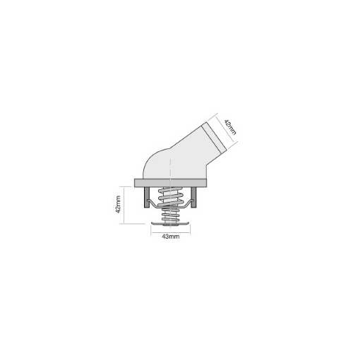 TRIDON Std Thermostat For Mercedes Vito 119 04/04-12/06 3.2L M112