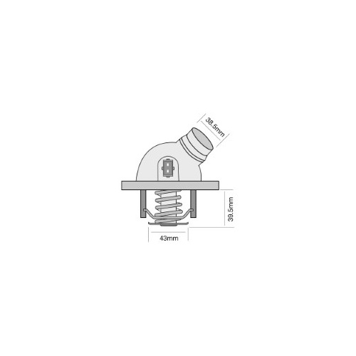 TRIDON Std Thermostat For BMW 535i E39 10/98-10/03 3.5L M62