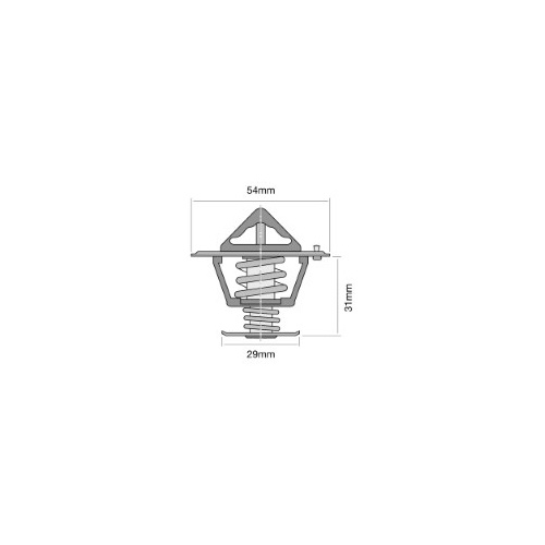 TRIDON Std Thermostat Vanette Largo GC22 - Import 05/86-04/93 2.0L LD20,T