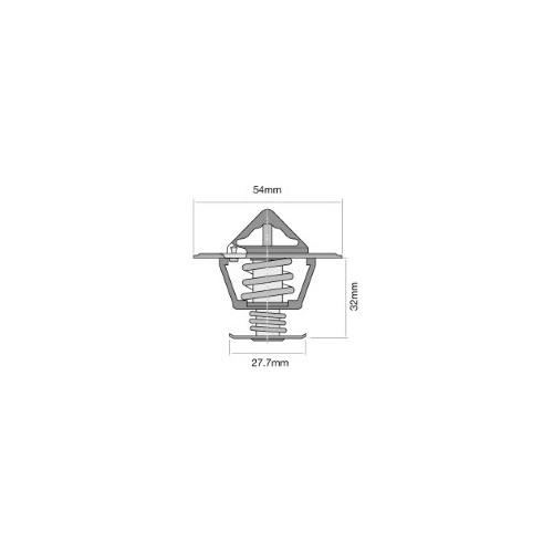 TRIDON Std Thermostat For Nissan X-Trail T31 10/07-12/10 2.5L QR25 TT427-180