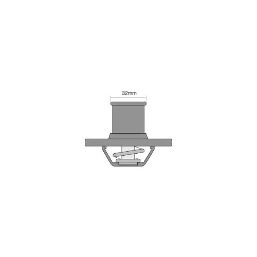 TRIDON Std Thermostat For Peugeot 206 1.6 01/06-06/07 1.6L TU5JP4