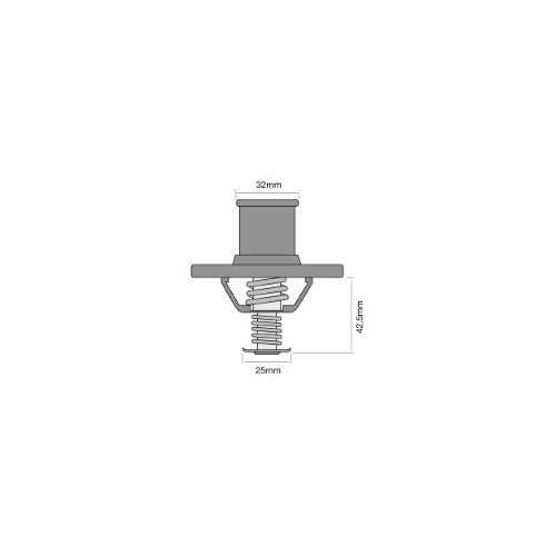 TRIDON Std Thermostat For Peugeot 206 2.0-Gti, GTi 180 10/03-02/07 2.0L EW10J4,S