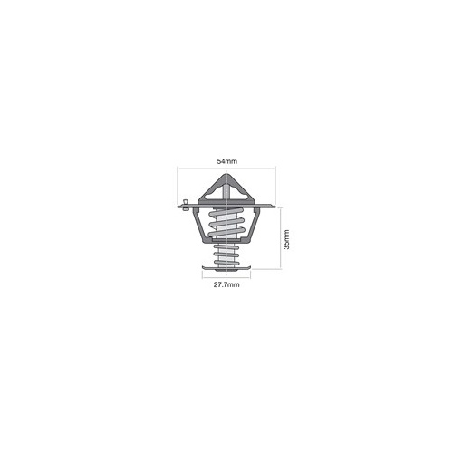 TRIDON Std Thermostat For Peugeot 307 2.0 HDI 12/01-10/05 2.0L DW10TD