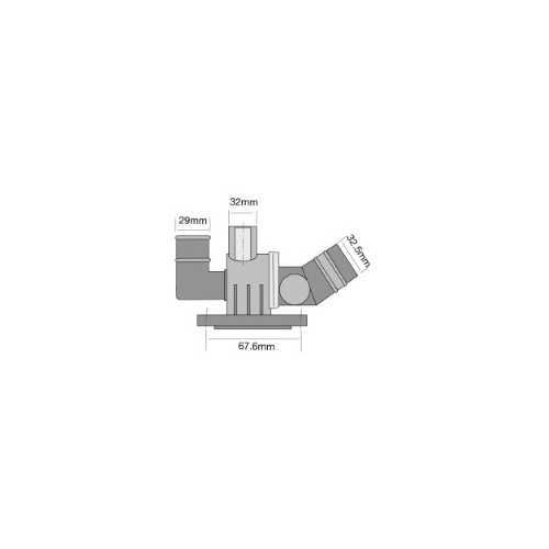 TRIDON Std Thermostat For Skoda Octavia RS - 1Z 10/07-12/10 2.0L BWA