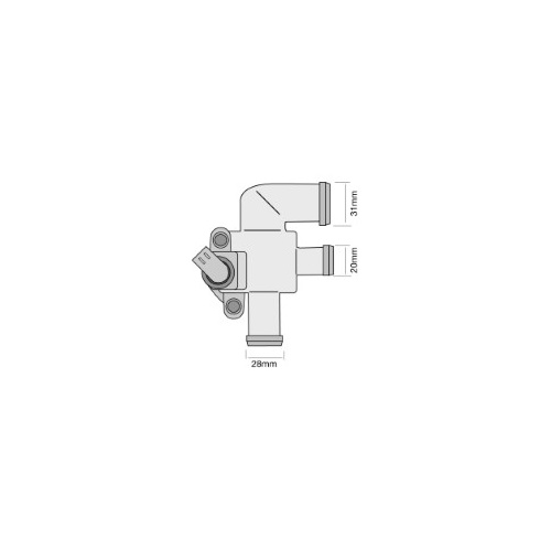 TRIDON Std Thermostat For Smart ForTwo Coupe C450 - C450 10/04-01/08 0.7L SUPREX