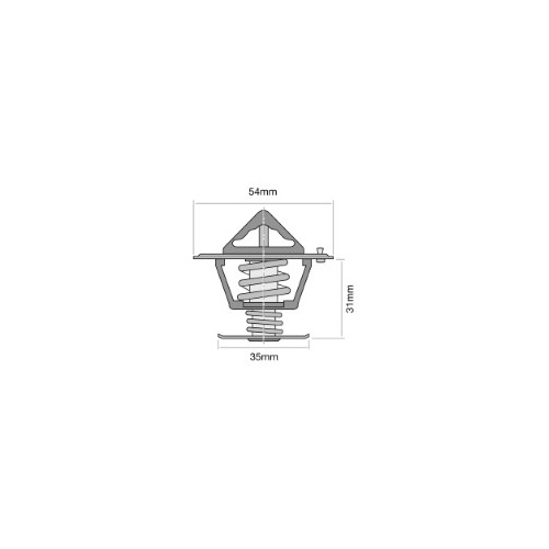 TRIDON Std Thermostat For Volkswagen Kombi 70C 07/06-04/09 1.9L AXB