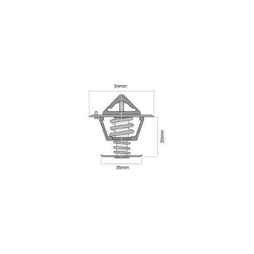 TRIDON Std Thermostat For Volvo S70 Inc. Turbo 02/97-05/03 2.3L B5234