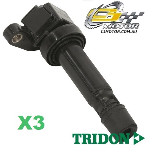 TRIDON IGNITION COIL x3 FOR Daihatsu  Charade L251S 06/03-12/05, 3, 989cc EJ-DE 