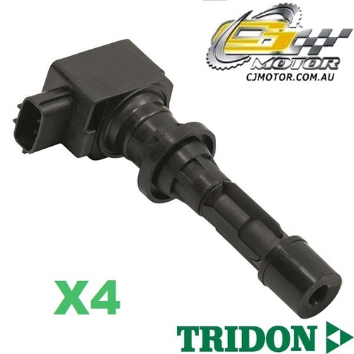 TRIDON IGNITION COIL x4 FOR Ford  Escape ZC 06/06-03/08, 4, 2.3L L3 