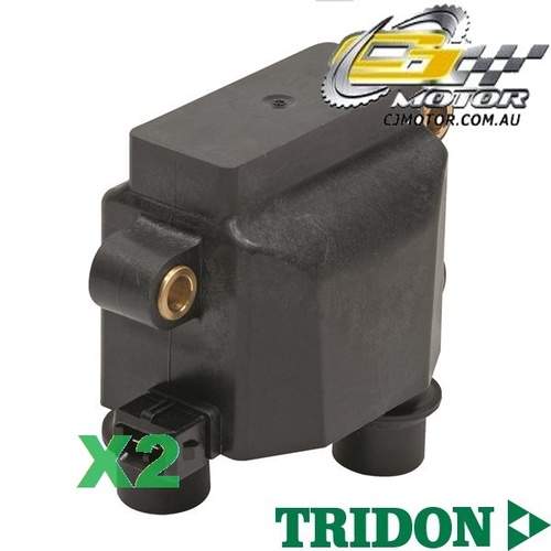 TRIDON IGNITION COIL x2 FOR Ford  Transit VF - VG 01/96-12/00 4 2.0L NSJ 