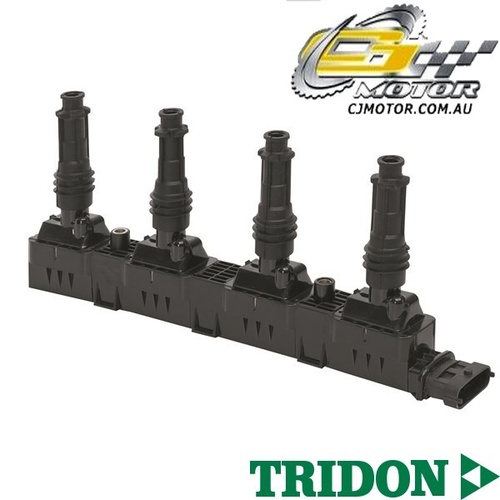 TRIDON IGNITION COIL FOR Holden  Barina XC 09/02-06/04, 4, 1.4L Z14XEP 