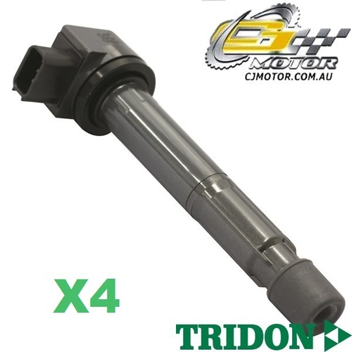 TRIDON IGNITION COIL x4 FOR Honda  Accord CL (Euro) 01/02-09/07, 4, 2.4L K24A 