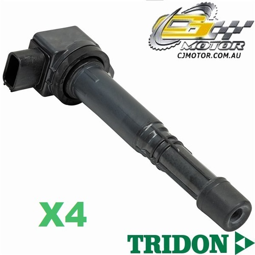 TRIDON IGNITION COIL x4 FOR Honda  Integra 09/01-04/07, 4, 2.0L K20A 