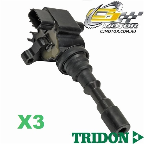 TRIDON IGNITION COIL x3 FOR Hyundai  Terracan 11/01-07/08, V6, 3.5L 