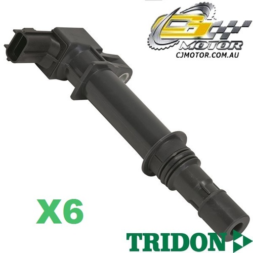 TRIDON IGNITION COIL x6 FOR Jeep  Cherokee KJ 09/01-11/04, V6, 3.7L 2W 