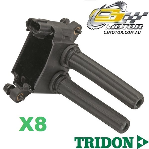 TRIDON IGNITION COIL x8 FOR Jeep  Commander XH 05/06-06/10, V8, 5.7L EZB/O 