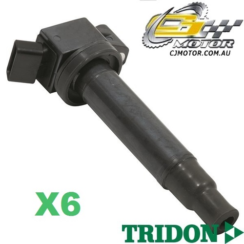 TRIDON IGNITION COIL x6 FOR Lexus  ES300 MCV20R 08/98-10/01, V6, 3.0L 1MZ-FE 