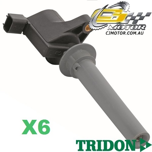 TRIDON IGNITION COIL x6 FOR Mazda  MPV LW 06/02-09/06, V6, 3.0L MZI 