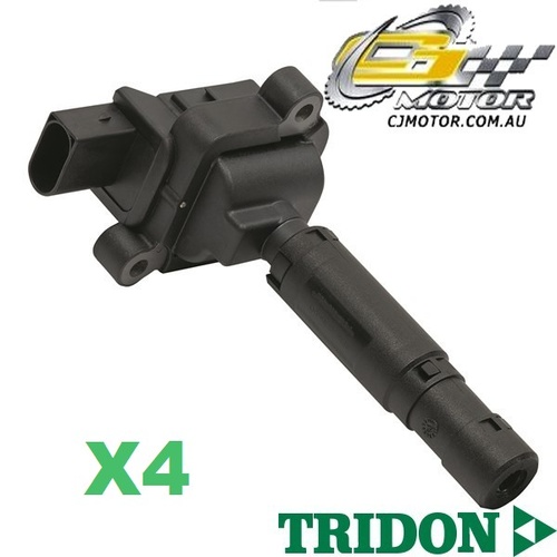 TRIDON IGNITION COIL x4 FOR Mercedes  SLK200 0 01/04-06/10, 4, 1.8L 