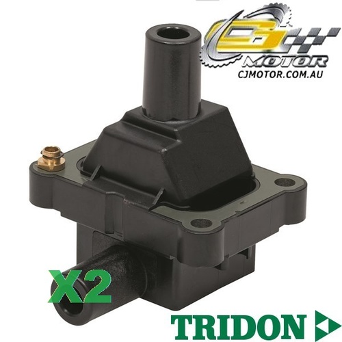 TRIDON IGNITION COIL x2 FOR Mercedes  SLK200,SLK230 R170 7/98-11/02, 4, 2L,2.3L 