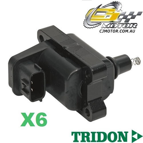TRIDON IGNITION COIL x6 FOR Skyline R33(Twin Turbo)1/95-1/98, 6,2.6L RB- 26DETT 