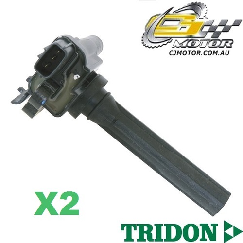 TRIDON IGNITION COIL x2 FOR Suzuki Grand Vitara SQ 10/99-03/02, 4, 1.6L H16A 