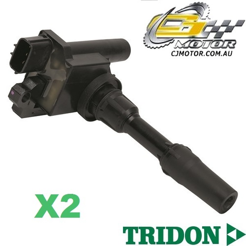 TRIDON IGNITION COIL x2 FOR Suzuki Jimny SN (SOHC) 10/98-09/02, 4, 1.3L G13BB 