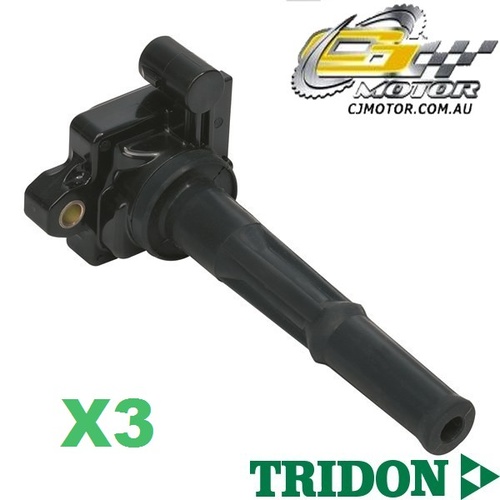 TRIDON IGNITION COIL x3 Landcruiser Prado VZJ95R 07/96-02/03, V6, 3.4L 5VZ-FE 