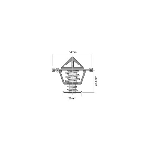 TRIDON Std Thermostat For Dodge Avenger JS 08/07-07/09 2.0L, 2.4L TT658-170