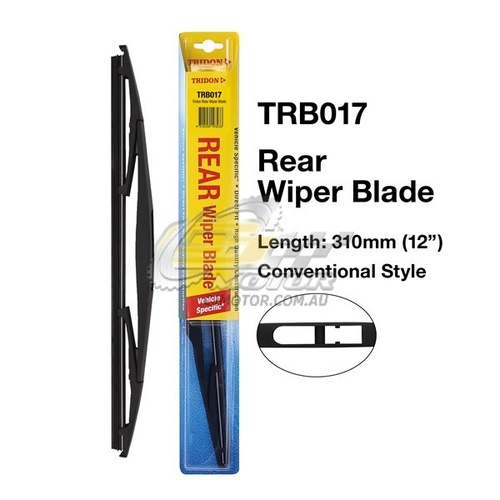 TRIDON WIPER COMPLETE BLADE REAR FOR Mitsubishi Pajero-NS 11/06-01/09  017inch