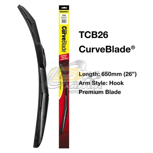 TRIDON WIPER CURVEBLADE DRVIER FOR Subaru Legacy-BR 10/09-12/12  26inch