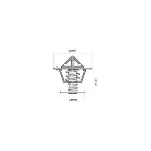 TRIDON Std Thermostat For Ford Transit VF - VG (Turbo Diesel) 01/96-01/01 2.5L 