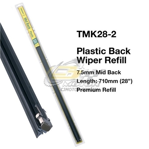 TRIDON WIPER PLASTIC BACK REFILL PAIR FOR Mercedes A-Class-W168 10/98-08/04  28"